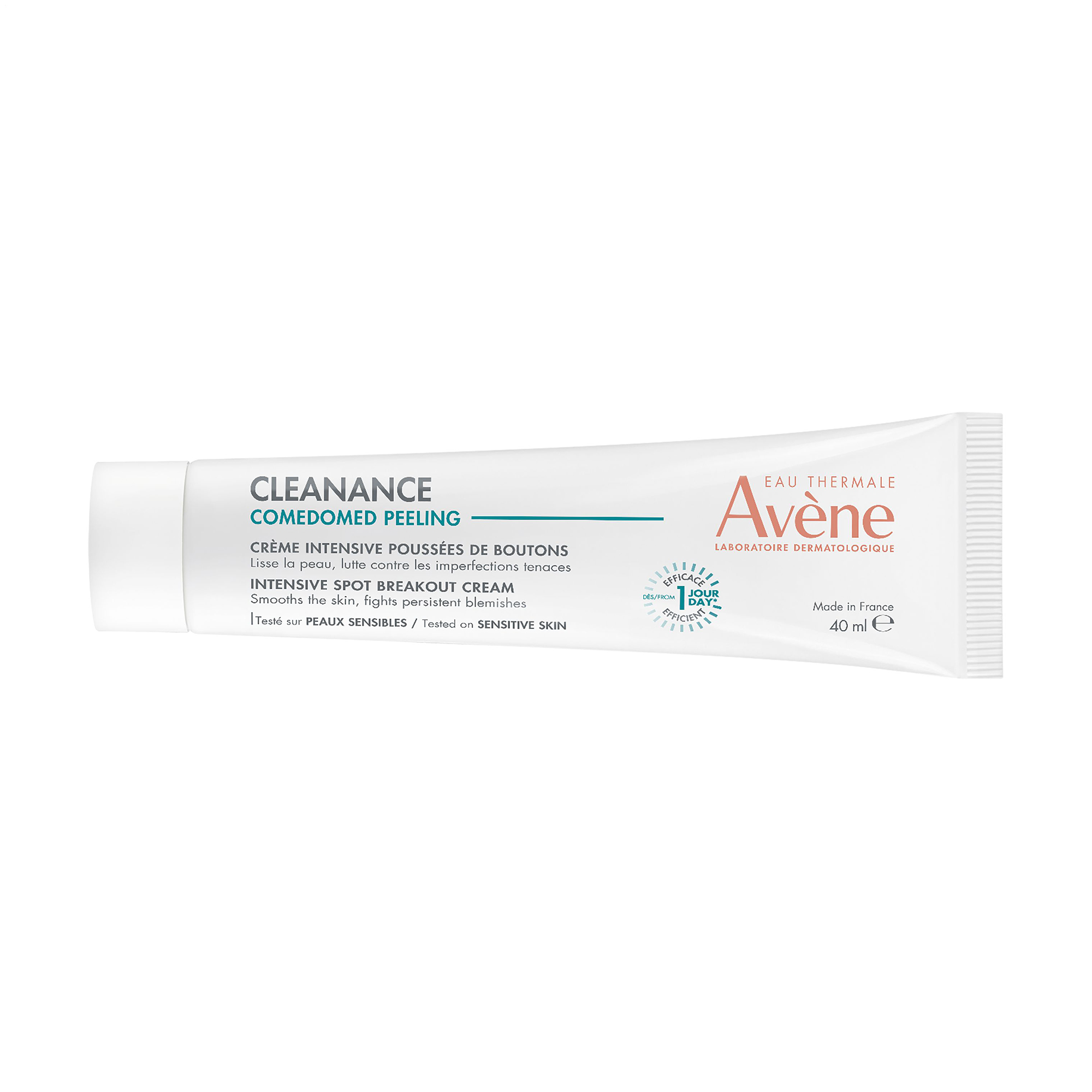 Пілінг-крем для обличчя Avene Cleanance Comedomed Peeling Intensive Pimple Cream проти недосконалостей, 40 мл